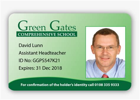 school staff id card